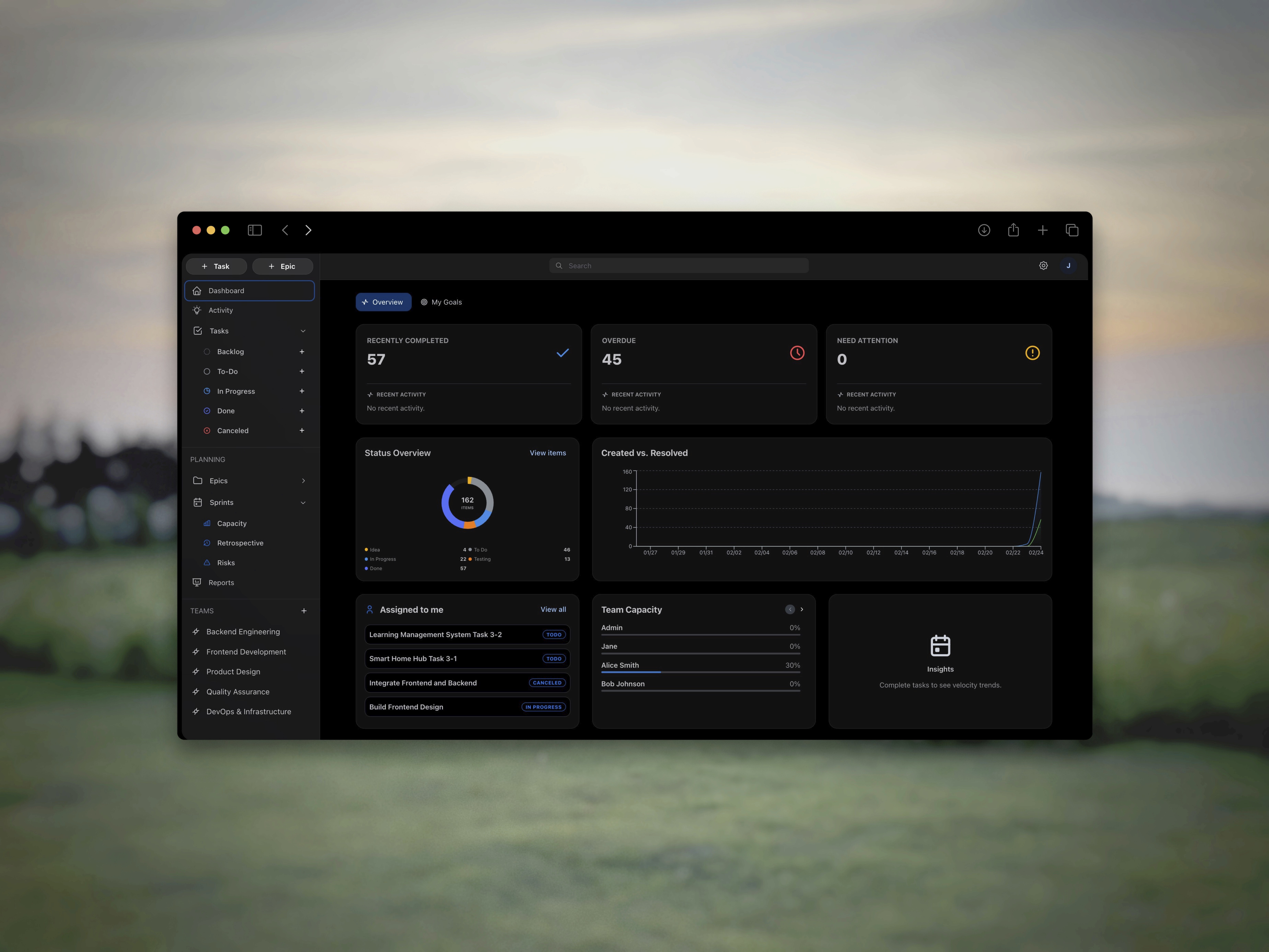 Sprint X — published project preview